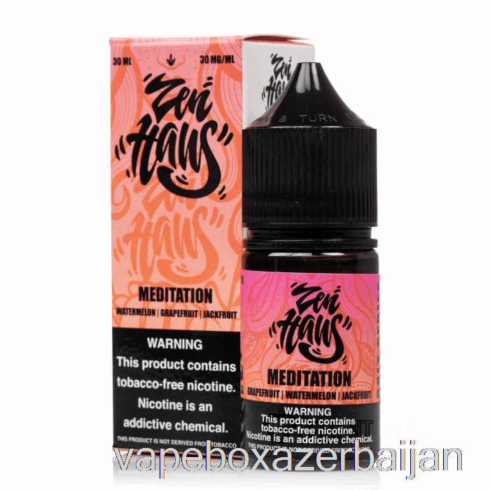 Vape Baku Meditation - Zen Haus SALTS - 30mL 30mg